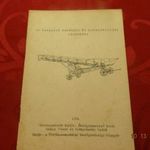 Rákosi-kor retro mezőgazdasági gép kezelési utasítás: UK-kazalozó. - 1954. & fotó