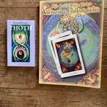 TAROT könyv + kártya pakli (Hajo Banzhaf, Brigitte Theler - Kulcsszavak a Crowley Tarothoz) THOTH fotó