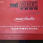 Mac Audio Red Attack 4800 (4 csatornás autóerősítő) fotó