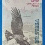 2018 -as ARGENTINA - 50 Pesos vízjeles fémszálas bankó UV aktivitással!!! UNC (L0556) fotó