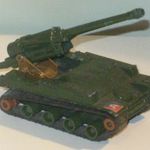 MATCHBOX Battle Kings K-107 155 mm. S.P. Howitzer/ 3 D 151 Tank - 1974 fotó