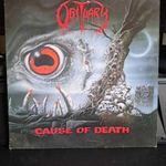 Obituary - Cause Of Death LP First Press fotó