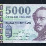 2006 BA 5000 Forint UNC -P137 fotó