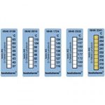 Öntapadós, felragasztható hőmérőcsík, 50 x 18 mm, 37/40/43/46/49/54/60/65 °C-ig Testo Testoterm (... fotó