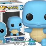 10cmes Funko POP 504 Pokémon figura - Squirtle kék vízi teknős Pokémon nagyfejű Anime / Manga karika fotó