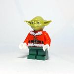 Mikulás Yoda EREDETI LEGO minifigura - Star Wars 4002019 2019 Employee Exclusive: Christmas - Új fotó