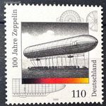 2000 ZEPPELIN REPÜLŐ, BUNDESPOST, BUNDSREPUBLIK NÉMET BÉLYEG SOR** fotó