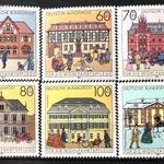 1991 POSTAI ÉPÜLET, ÉPÍTÉSZET, HÁZ, BUNDESPOST, BUNDSREPUBLIK NÉMET BÉLYEG SOR** 10 EURO fotó