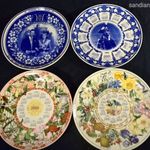 4 DB ANGOL WEDGWOOD PORCELÁN DÍSZTÁNYÉR EGYBEN X fotó