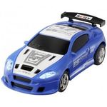 Reely 1: 64 RC modellautó Elektro Közúti modell Mini Racer Kék-fehér Brushed 2WD RtR 2, 4 GHz Akkuv... fotó