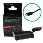 PATONA Premium USB-C bemeneti kamera akkumulátor adapter Sony NP-FM50 NP-F550 NP-F750 NP-F960 NP-... fotó