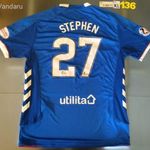 (136.) Hummel Rangers FC szurkolói XL-es mez. 27 Stephen, 2018-2019 fotó