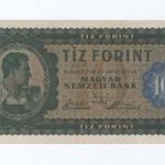 1946 10 forint másolat vízjeles papír UNC fotó