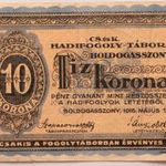 Hadifogolytábor Boldogasszony 10 korona 1916 fotó