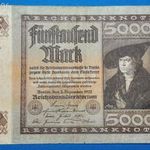 1922 -es GERMANY-Reichsbank - 5.000.Mark vízjeles bankó ! VF(L0658) fotó