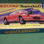 1970. MATCHBOX NO.36.-SUPERFAST-HOT ROAD DRAGUAR - 1: 64 méretű fém kisautó EREDETI DOBOZÁVAL GYŰJTŐI fotó