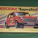 1970. MATCHBOX NO.29. - LESNEY - RACING "MINI" - 1: 64 méretű fém kisautó EREDETI DOBOZÁVAL GYŰJTŐI fotó