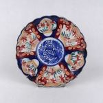 1U506 Antik Japán IMARI kézzel festett porcelán tányér 21.5 cm fotó