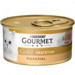 GOURMET GOLD Pulykával pástétom nedves macskaeledel 85g fotó