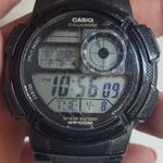 Casio Illuminator 5 Alarms Worldtime AE-1000W Férfi Óra / Karóra MŰKÖDIK EREDETI SZÍJJÁVAL! fotó