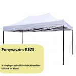 3x4, 5 Rendezvény sátor árusító piaci horgász kerti pavilon bézs 280g/m2 ST30 fotó