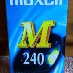 maxell vhs video kazetta bontatlan 240 perces fotó