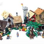 Lepin Castle 10332 Középkori város főtere Lovag Vár + grátisz lego mágnes ÚJ BP Azonnal! fotó