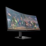 OMEN by HP 34" Ívelt Gaming monitor 34c WQHD AG 3440x1440 165Hz 400cd, 3000: 1, 1ms, DisplayPort, ... fotó