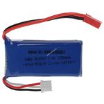 Helyettesítő modell / RC Akku 7.4V, Li-Polymer, 1200mAh, JST-csatlakozó 57mm x 29mm x 20mm fotó