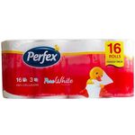 6x Perfex Pure White WC-papír 16 tekercs, 3 rétegű, 120 lapos fotó