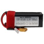 Helyettesítő modell / RC Akku 14.8V, Li-Polymer, 1800mAh, XT60 csatlakozó, 91mm x 36mm x 35mm fotó