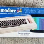 Commodore 64 régi videójáték konzol tv játék tápegység dobozában fotó