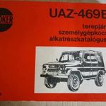 UAZ - 469B Terepjáró személygépkocsi alkatrészkatalógusa, AUTÓKER fotó