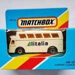 Matchbox Superfast 65. Airport Coach 'Alitalia' 1981-ből fotó