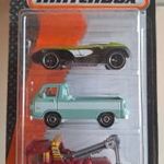 Matchbox 3 pack set 2013. bontatlan dobozban - Dodge A100 - Whiplash - Wrecker fotó