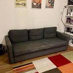 IKEA FRIHETEN 3 személyes kanapé 3db hátpárnával fotó