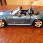 BBURAGO BMW M ROADSTER 1996 KÉK 1: 18 FÉM MODELLUTÓ AUTÓMODELL ! fotó