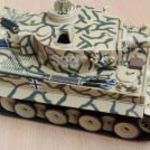 Tamiya Tigris tank makett 1: 35 SÉRÜLT! fotó