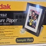 Kodak fényes fotópapír 5 db 100x15 mm 4"x6" Ultra Glossy - Ink Jet - Paper BONTATLAN fotó