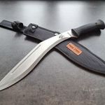 Fém színű Cold Steel Kukri túlélő kés, bozótvágó, machete fotó