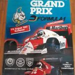 Forma-1 Magyar Nagydíj 1987 plakát - 68 cm x 98 cm / Hungaroring poszter, formula-1 fotó