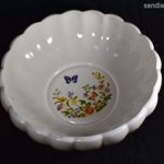 AYNSLEY PILLANGÓ MINTÁS PORCELÁN TALPAS KÍNÁLÓ TÁL fotó