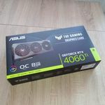 ASUS TUF GAMING RTX 4060Ti OC videokártya fotó