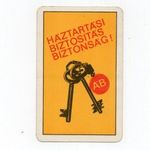 1967 Állami Biztosító Háztartási biztosítás biztonság kártyanaptár fotó