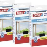 tesa STANDARD 55671-00500-03 Légyfogó rács (Sz x Ma) 1100 mm x 1300 mm Antracit 3 db fotó