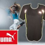 Puma USP Dry fekete uvsárga futó felső! Női M-es méret! fotó