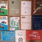 autó kezelési, szakkönyv csomag (11db) Trabant, lada, wartburg, moszkvics, stb... fotó