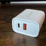 Hálózati töltő adatper 2in1 usb A + usb C Type C PD gyorstöltő 20w = KIÁRUSÍTÁS = 1FT NMÁ fotó