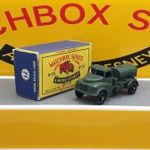 Matchbox. Moko / Regular Wheels. Army Water Truck + Eredeti Doboz. fotó