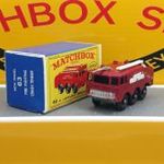 Matchbox. Moko / Regular Wheels. Fire Fighting Crash Tender + Jó Minőségű Repro Box. fotó